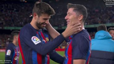 Gerard Pique i Robert Lewandowski